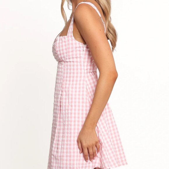 Althea Mini Dress - Pink Gingham (Petal & Pup) - Picture 5 of 8